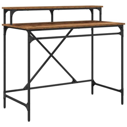 Alternative view of Birou Lemn Vechi 100 x 50 x 90 cm Lemn compozit