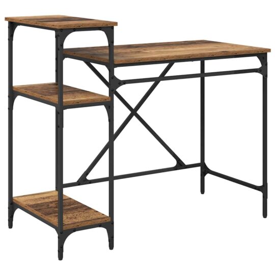 Alternative view of Birou Lemn Vechi 105 x 50 x 90 cm Lemn compozit