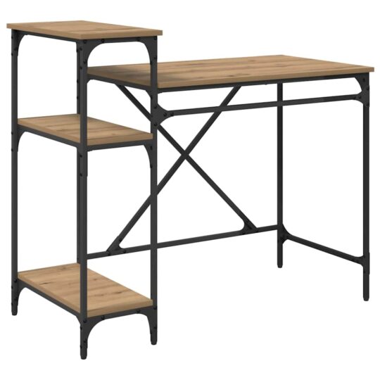 Alternative view of Birou Stejar Artizanal 105 x 50 x 90 cm Lemn compozit