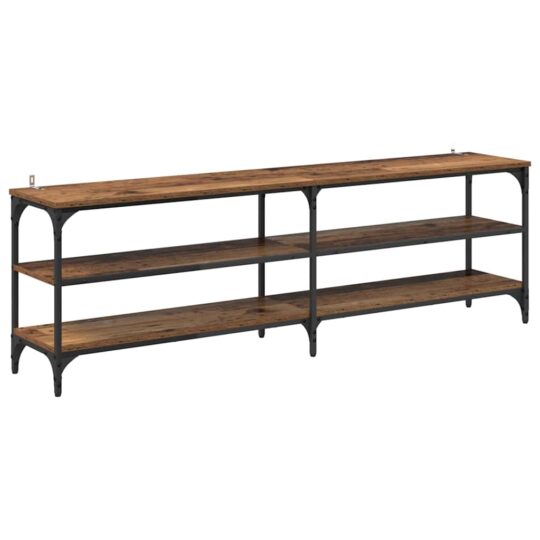 Alternative view of Cabinet TV Lemn Vechi 160 x 30 x 50 cm Lemn Ingineresc și Fier