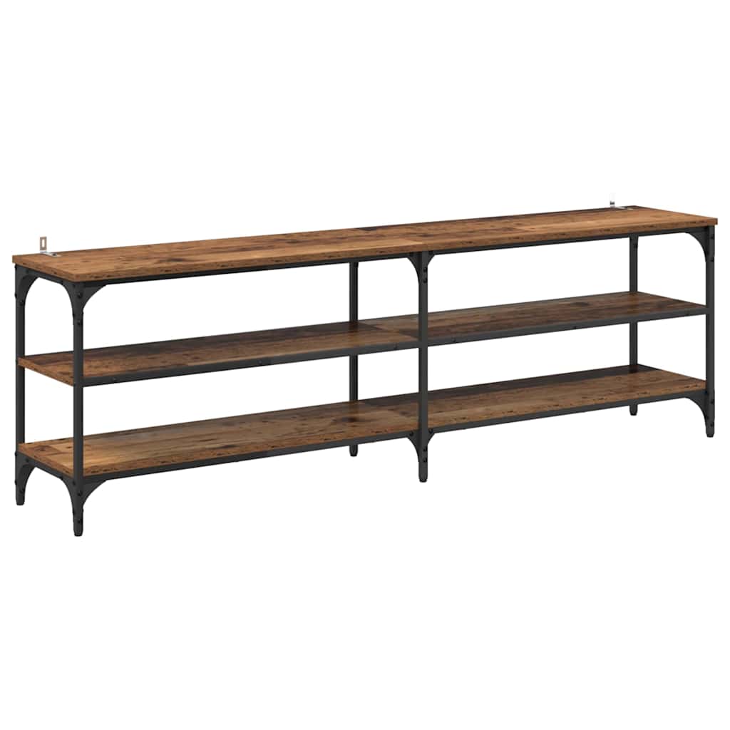 881288 2 Cabinet TV Lemn Vechi 160 x 30 x 50 cm Lemn Ingineresc și Fier Cabinet TV Lemn Vechi 160 x 30 x 50 cm Lemn Ingineresc și Fier - imagine 2