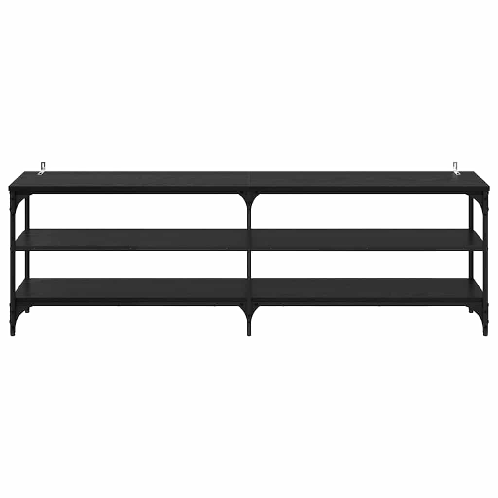 881290 5 Cabinet TV Stejar Negru 160 x 30 x 50 cm Cabinet TV Stejar Negru 160 x 30 x 50 cm - imagine 5