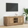 881314 1 Cabinet TV Stejar Artizanal 102 x 35 x 45 cm Lemn compozit 881314 1