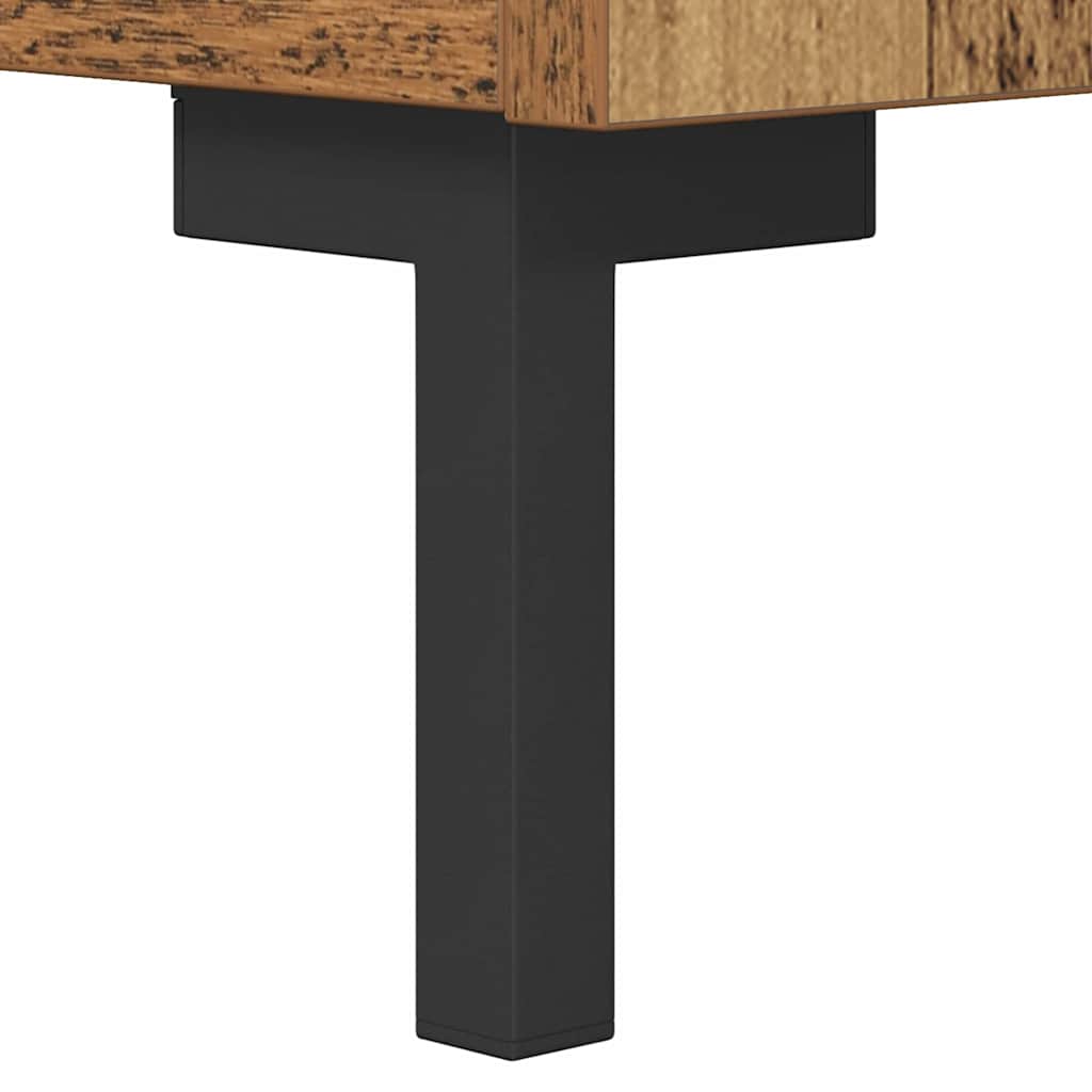 Bufet cu sertar Lemn vechi 34,5 x 34 x 90 cm Lemn compozit - imagine 11