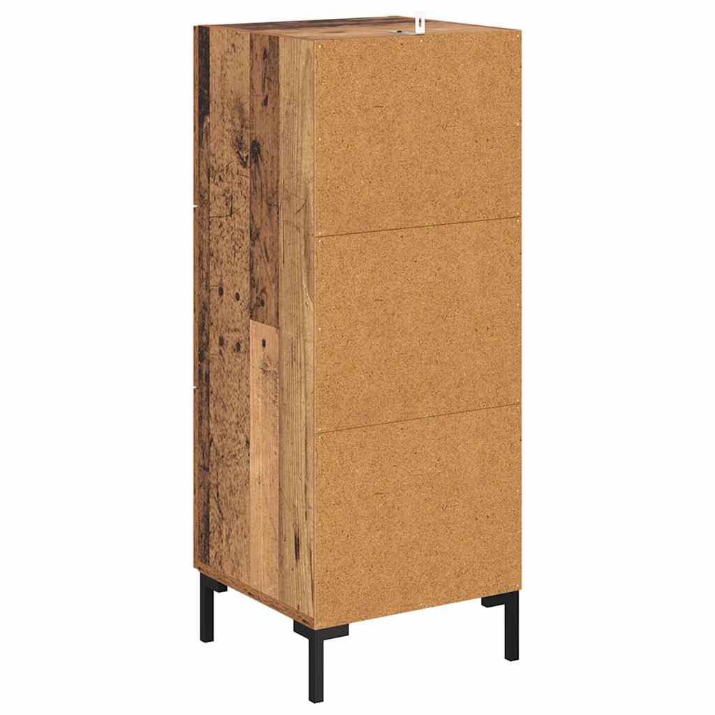 Bufet cu sertar Lemn vechi 34,5 x 34 x 90 cm Lemn compozit - imagine 8