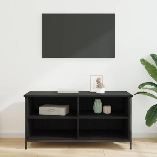 881889 4 Cabinet TV Stejar Negru 100 x 40 x 50 cm Lemn compozit 881889 4