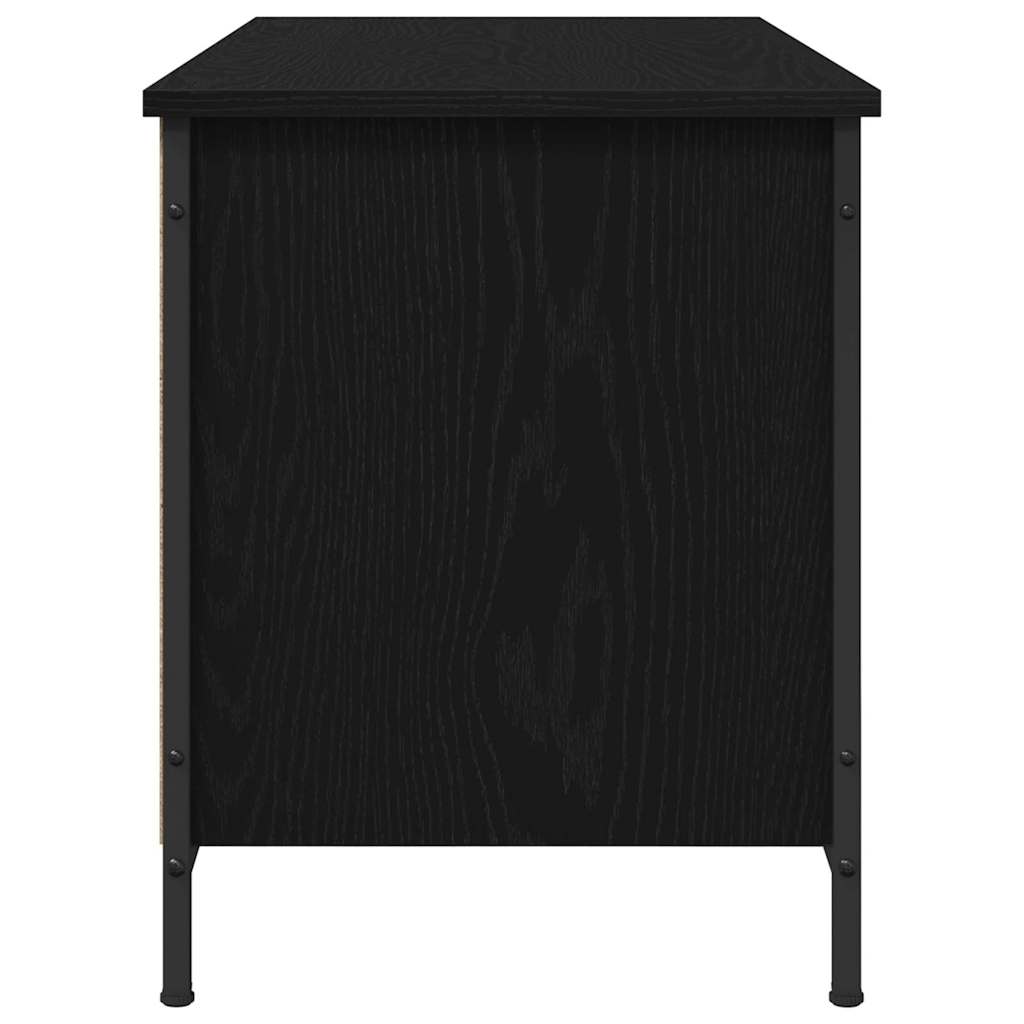 881889 6 Cabinet TV Stejar Negru 100 x 40 x 50 cm Lemn compozit Cabinet TV Stejar Negru 100 x 40 x 50 cm Lemn compozit - imagine 6