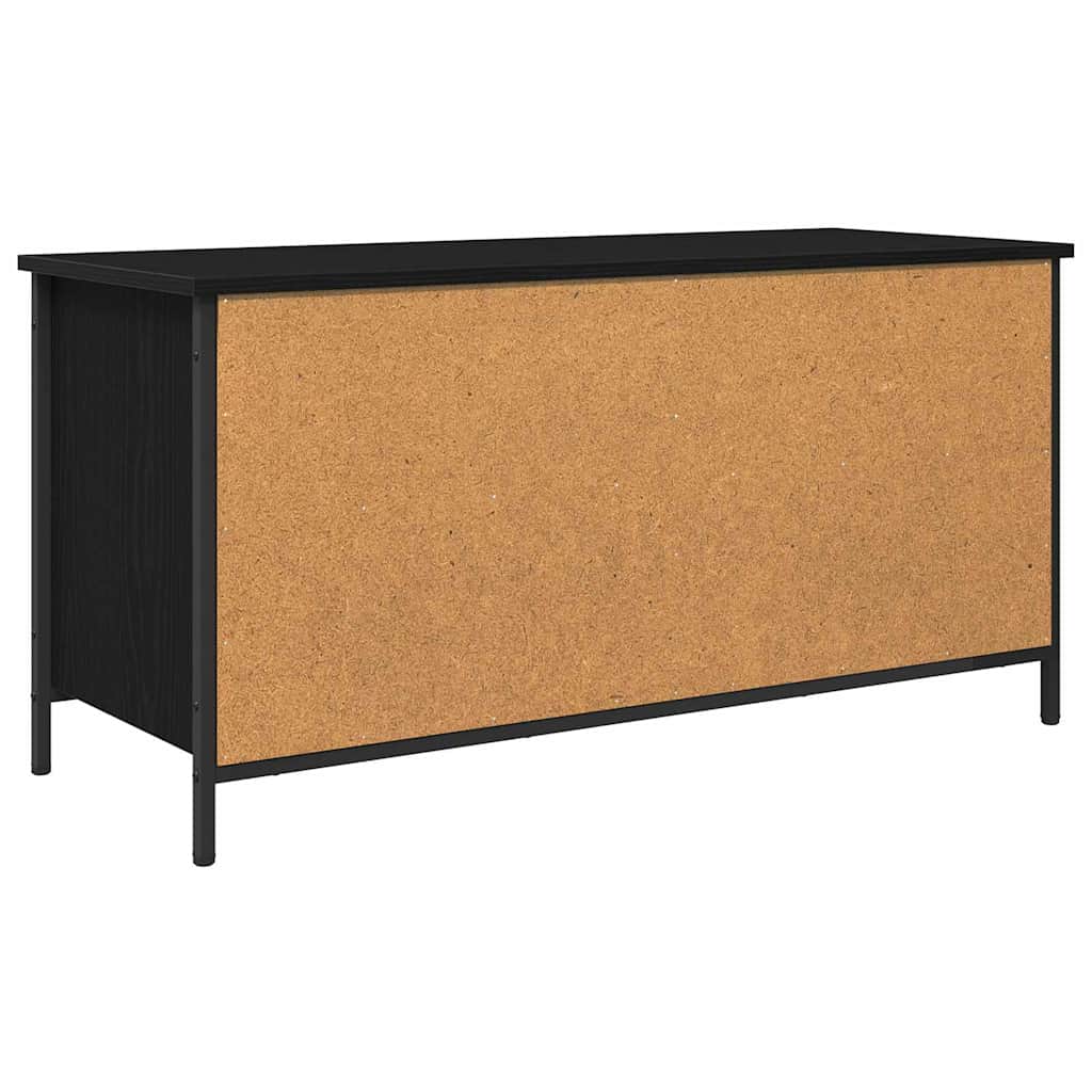881889 7 Cabinet TV Stejar Negru 100 x 40 x 50 cm Lemn compozit Cabinet TV Stejar Negru 100 x 40 x 50 cm Lemn compozit - imagine 7