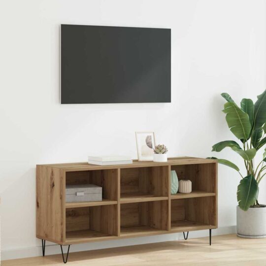 Cabinet TV Stejar Artizanal 103,5 x 30 x 50 cm Lemn compozit