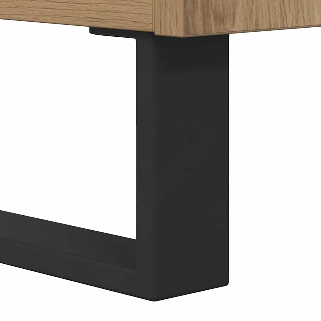 881927 8 Cabinet TV Stejar Artizanal 103,5 x 30 x 50 cm Lemn compozit Cabinet TV Stejar Artizanal 103,5 x 30 x 50 cm Lemn compozit - imagine 8