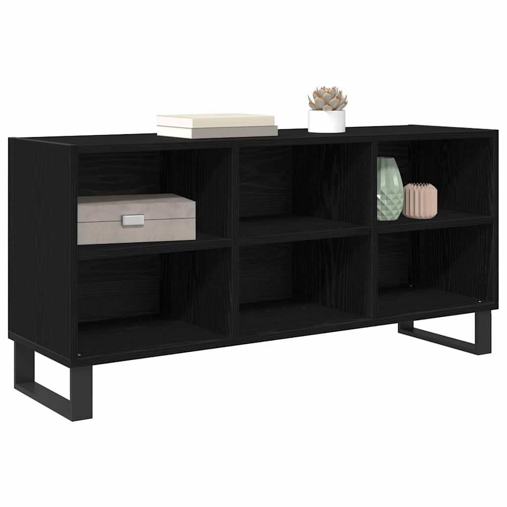 881928 3 Cabinet TV Stejar Negru 103,5 x 30 x 50 cm Lemn compozit Cabinet TV Stejar Negru 103,5 x 30 x 50 cm Lemn compozit - imagine 3