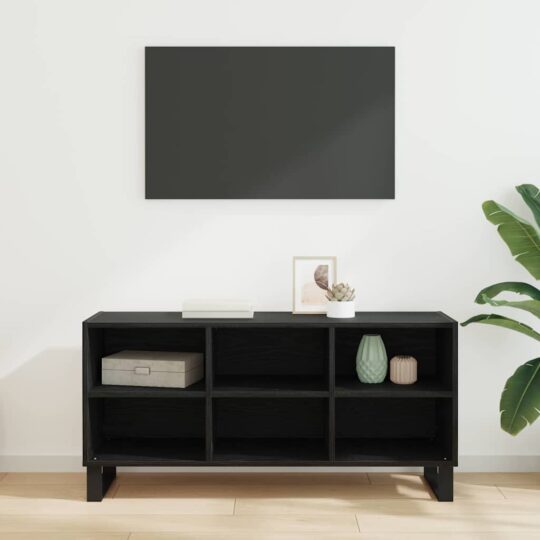 881928 4 Cabinet TV Stejar Negru 103,5 x 30 x 50 cm Lemn compozit 881928 4