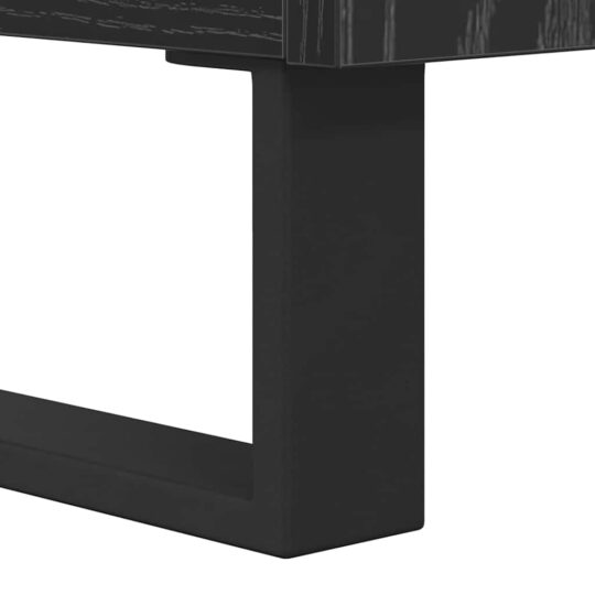 881928 8 Cabinet TV Stejar Negru 103,5 x 30 x 50 cm Lemn compozit 881928 8