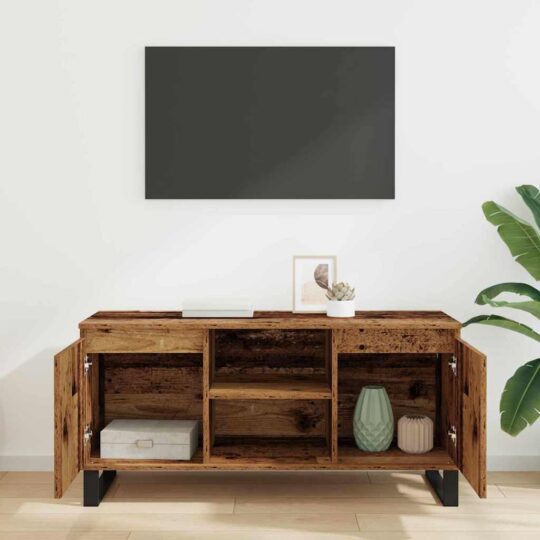 881935 4 Cabinet TV Lemn Vechi 104 x 35 x 50 cm Lemn compozit 881935 4