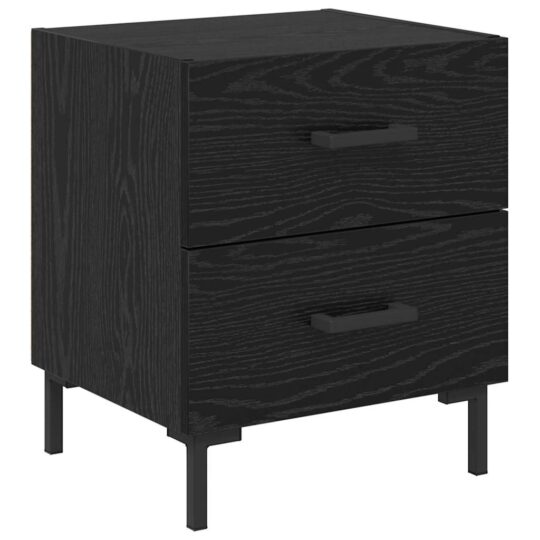 Alternative view of Dulap de noapte Stejar Negru 40 x 35 x 47,5 cm Lemn compozit