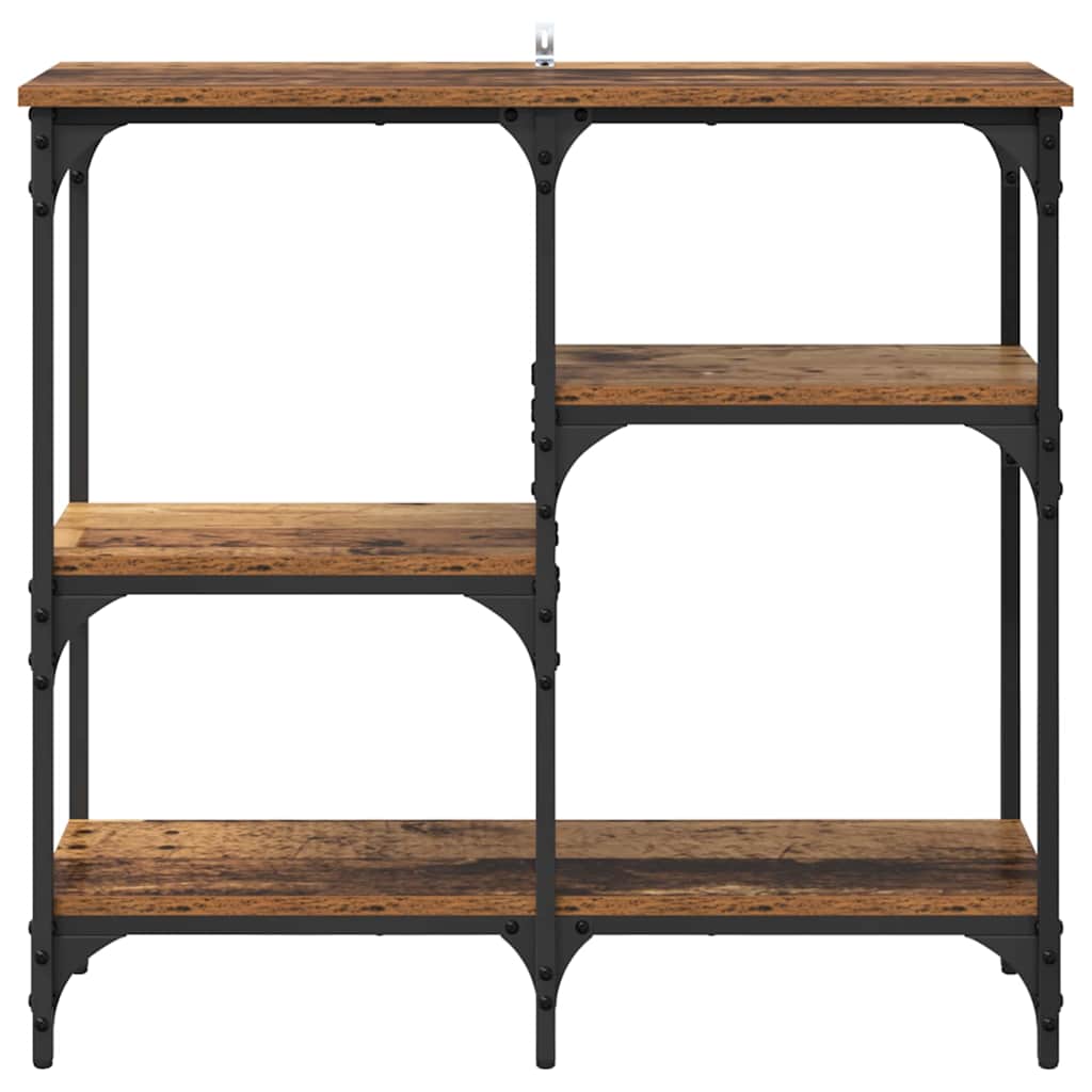 Masă de consolă Lemn Vechi 80 x 29 x 75 cm Lemn compozit - imagine 5