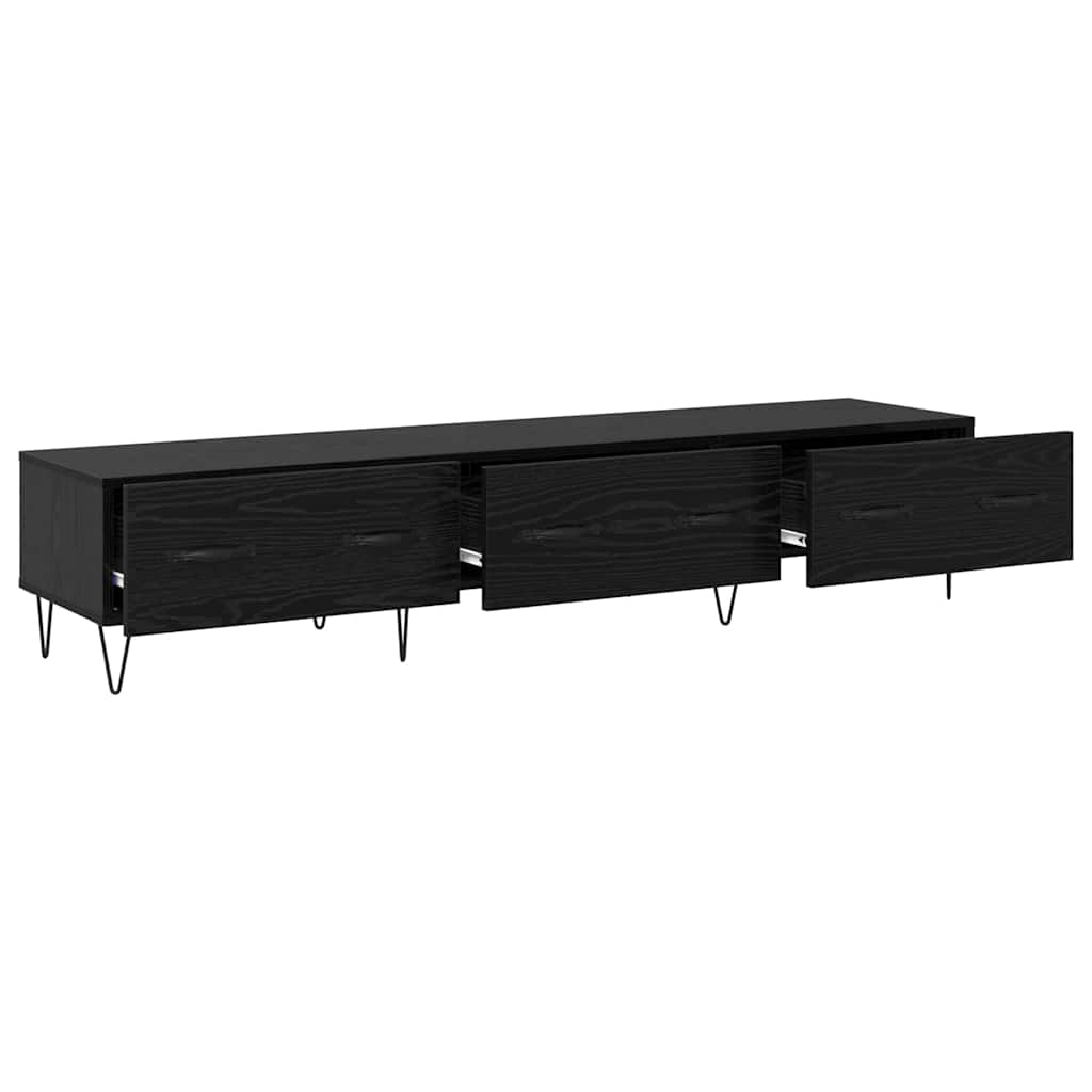 882328 5 Cabinet TV Stejar negru 150 x 36 x 30 cm Lemn compozit Cabinet TV Stejar negru 150 x 36 x 30 cm Lemn compozit - imagine 5