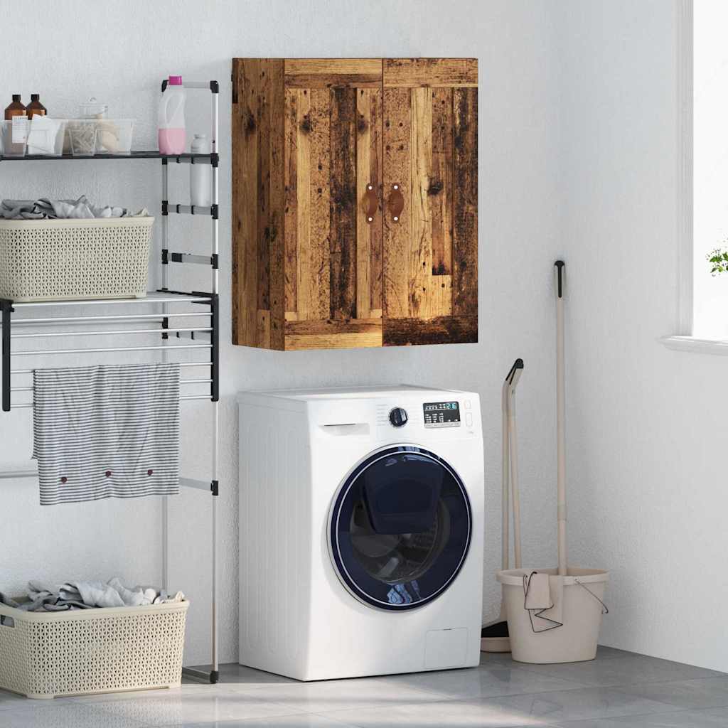 Dulap montat pe perete Lemn Vechi 69,5 x 34 x 90 cm