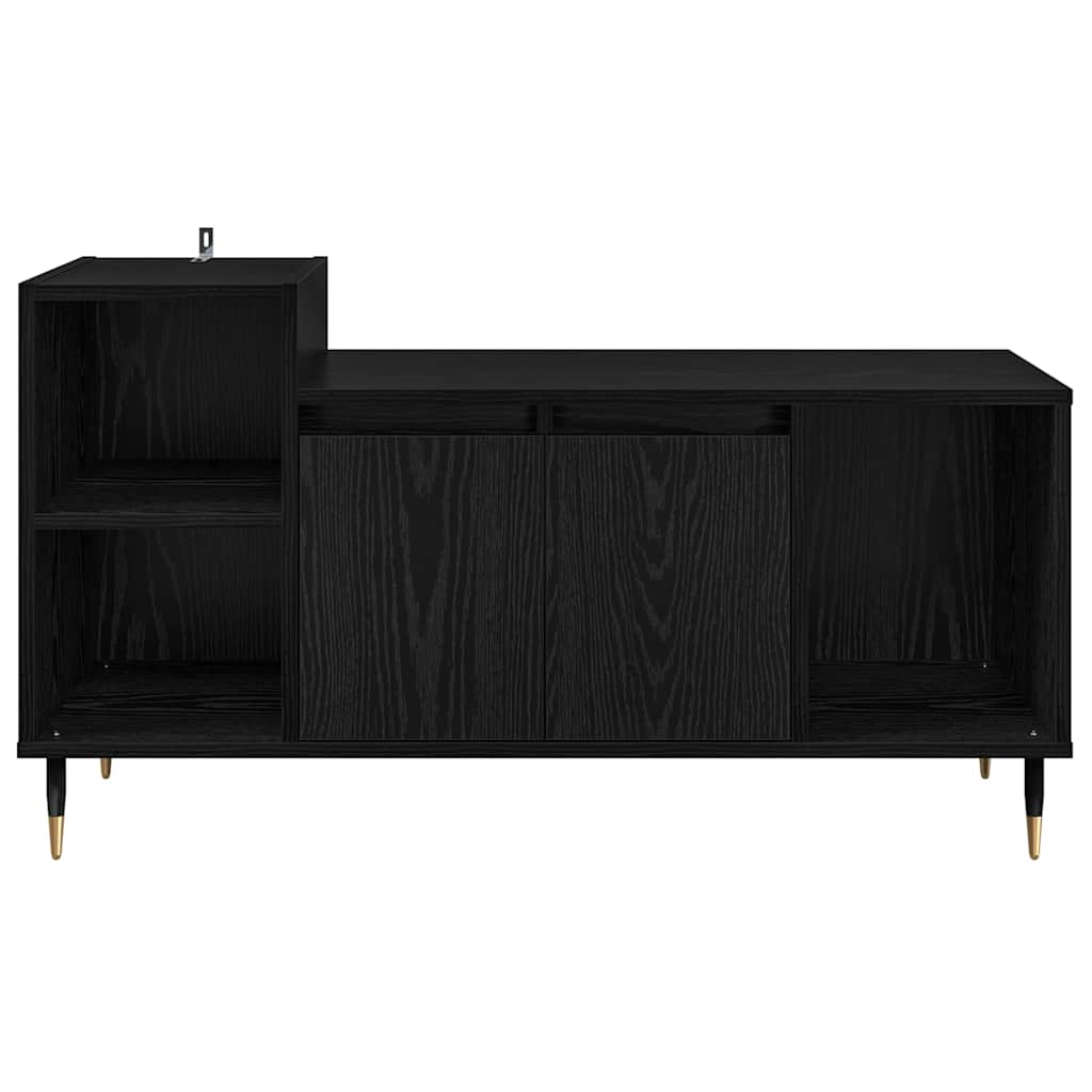 882719 6 Cabinet TV Stejar Negru 100 x 35 x 55 cm Lemn compozit Cabinet TV Stejar Negru 100 x 35 x 55 cm Lemn compozit - imagine 6