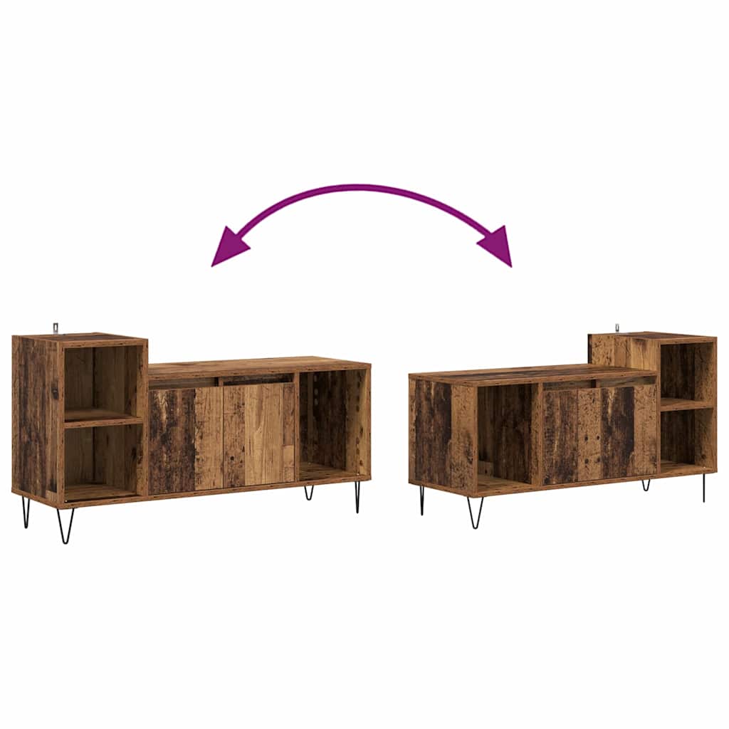 882720 10 Cabinet TV Lemn Vechi 100 x 35 x 55 cm Lemn compozit Cabinet TV Lemn Vechi 100 x 35 x 55 cm Lemn compozit - imagine 10