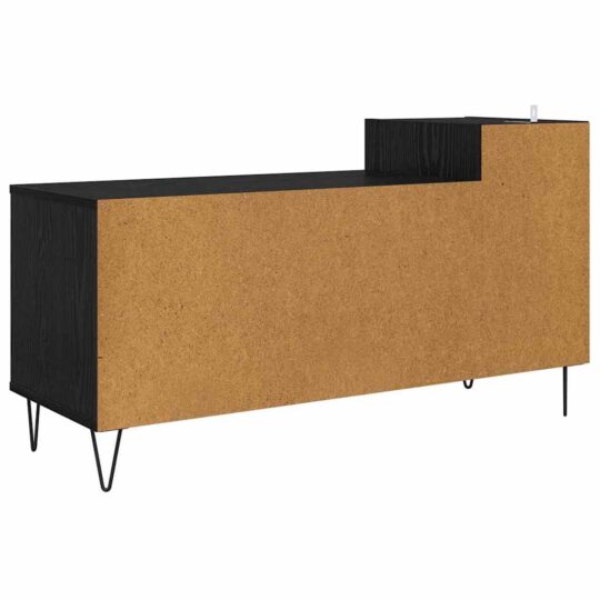 882722 8 Cabinet TV Stejar Negru 100 x 35 x 55 cm Lemn compozit 882722 8