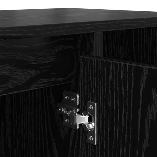 882722 9 Cabinet TV Stejar Negru 100 x 35 x 55 cm Lemn compozit 882722 9