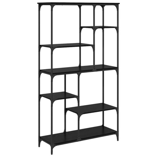 Alternative view of Raft pentru cărți Stejar Negru 99 x 35,5 x 176 cm Lemn compozit