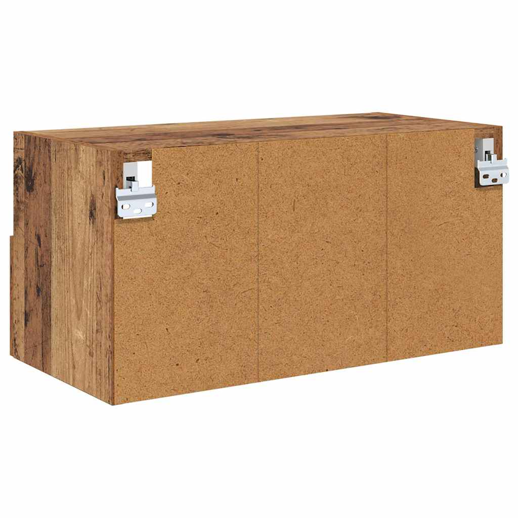 882922 8 Dulap TV de perete Lemn Vechi 60 x 30 x 30 cm Lemn compozit Dulap TV de perete Lemn Vechi 60 x 30 x 30 cm Lemn compozit - imagine 8