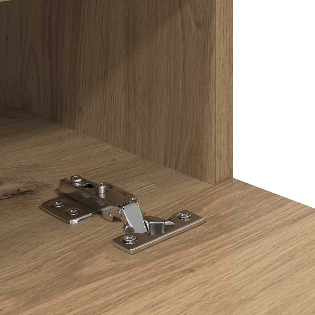 882924 9 Dulap TV de perete Pe perete Stejar Artizanal 60 x 30 x 30 cm Dulap TV de perete Pe perete Stejar Artizanal 60 x 30 x 30 cm - imagine 9