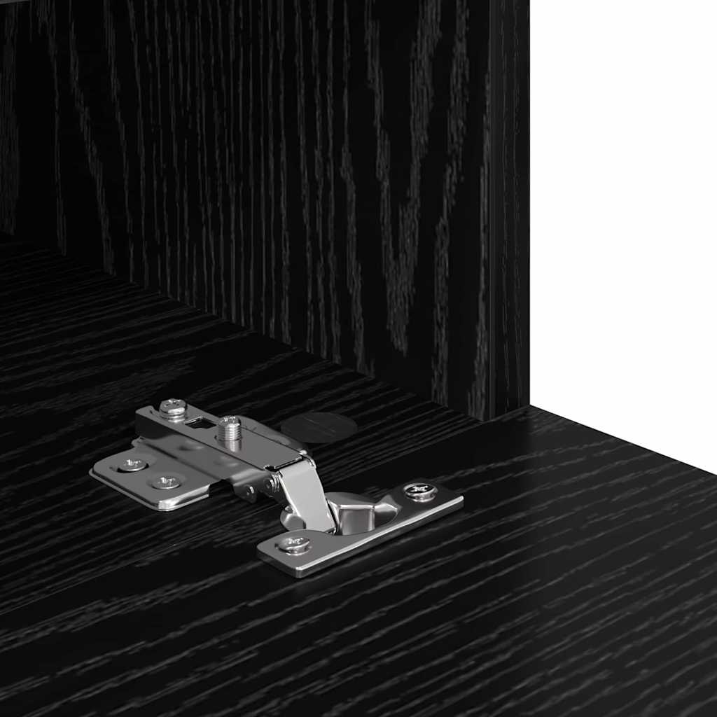 882927 10 Dulapuri pentru TV Pe perete 2 pcs Stejar Negru 60 x 30 x 30 cm Dulapuri pentru TV Pe perete 2 pcs Stejar Negru 60 x 30 x 30 cm - imagine 10