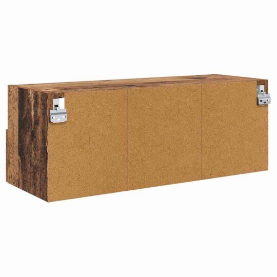 882929 9 Dulapuri pentru TV Pe perete 2 pcs Lemn Vechi 80 x 30 x 30 cm 882929 9