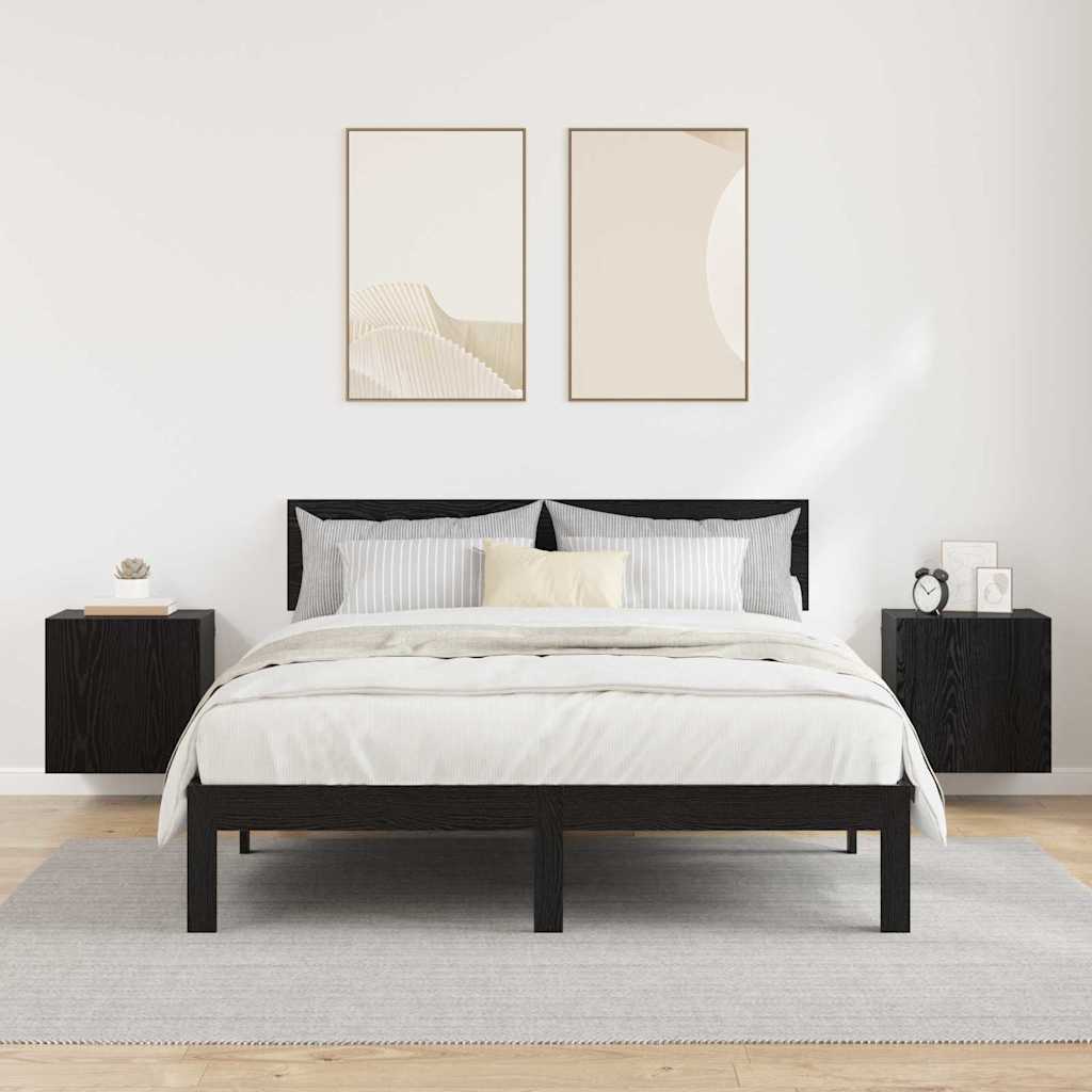 882938 4 Dulapuri pentru TV Pe perete 2 pcs Stejar Negru 40,5x30x40cm Dulapuri pentru TV Pe perete 2 pcs Stejar Negru 40,5x30x40cm - imagine 4