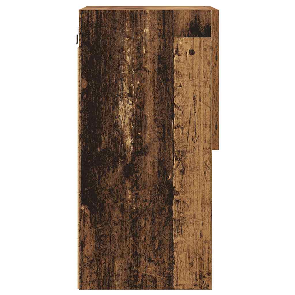 882942 10 Sistem de TV montat pe perete Lemn Vechi 30,5 x 30 x 60 cm Sistem de TV montat pe perete Lemn Vechi 30,5 x 30 x 60 cm - imagine 10