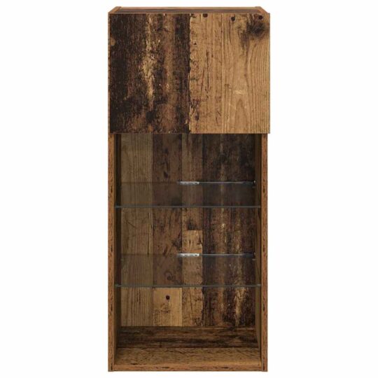 882954 9 Sistem de TV montat pe perete Lemn Vechi 40,5 x 30 x 90 cm 882954 9