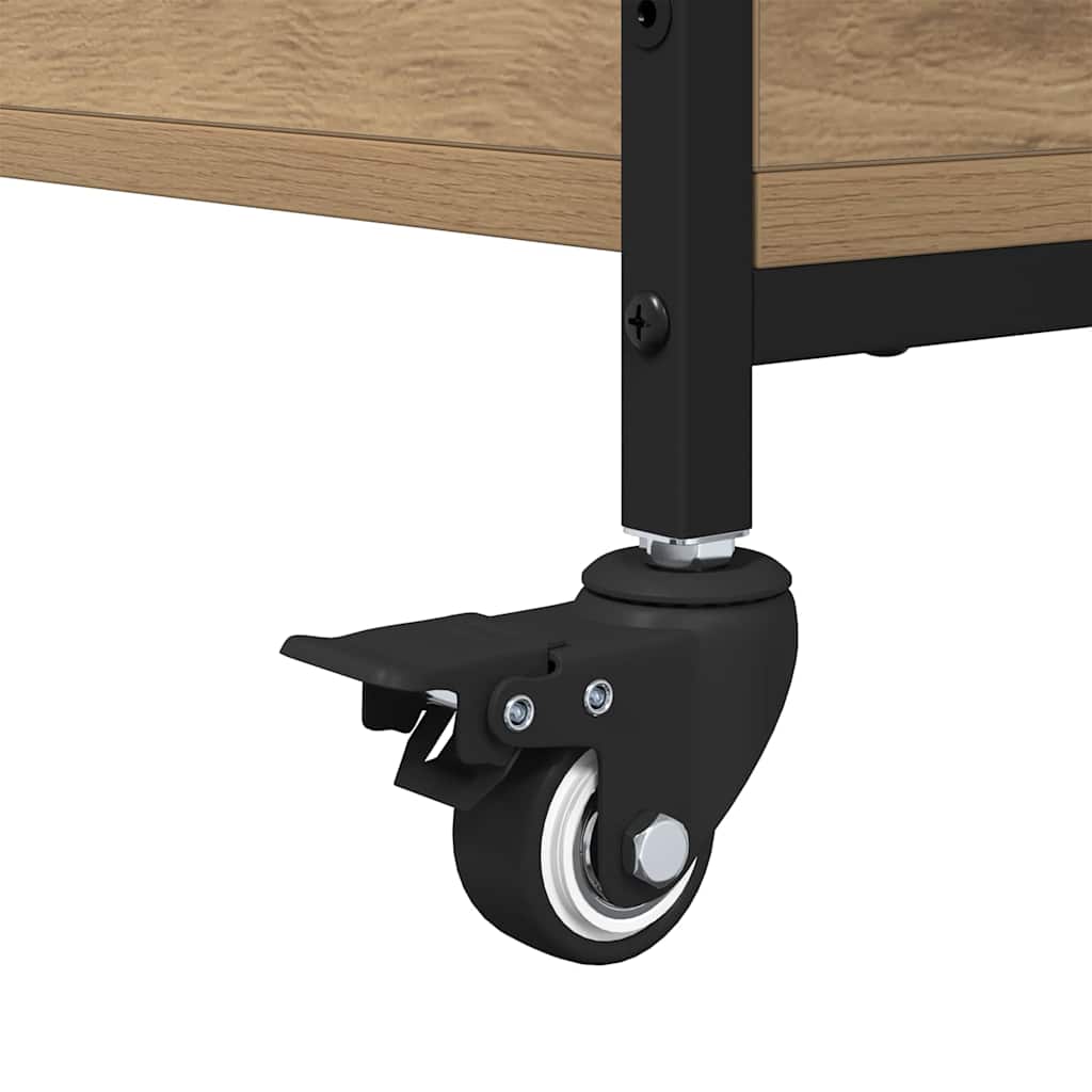 Masă de cafea Stejar Artizanal 91 x 55 x 32 cm Lemn compozit - imagine 10