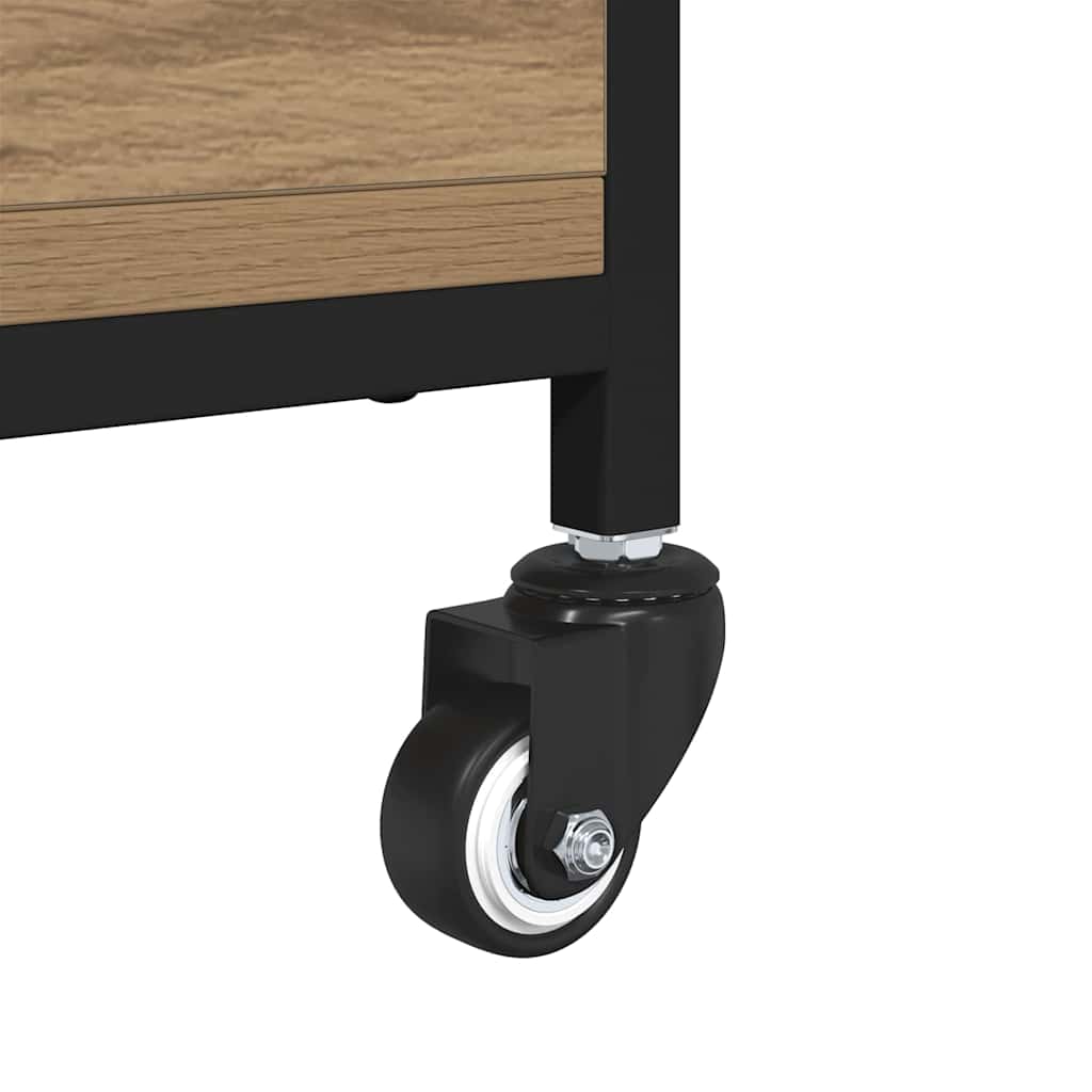 Masă de cafea Stejar Artizanal 91 x 55 x 32 cm Lemn compozit - imagine 11