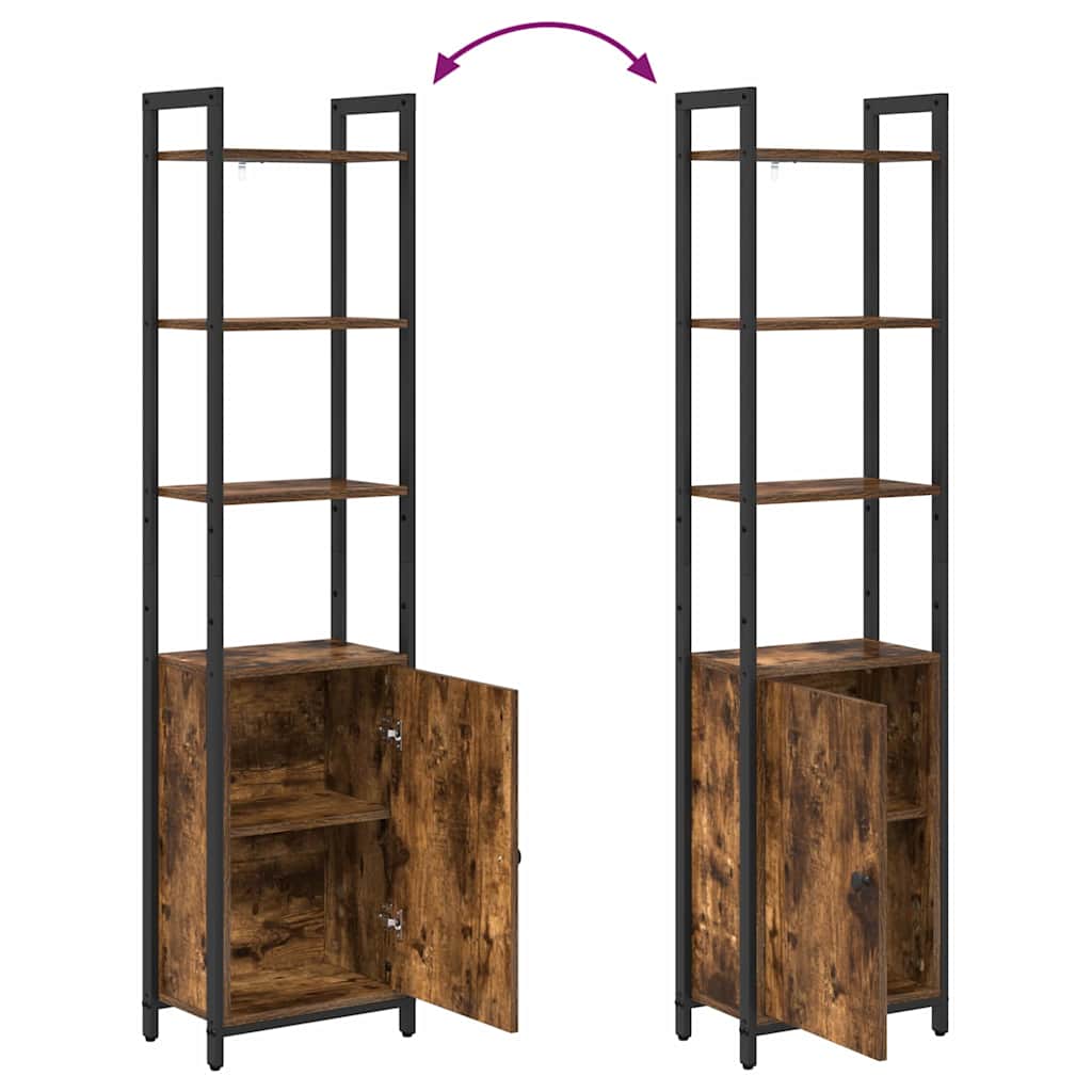 Dulap pentru cărți Stejar fumuriu 40 x 24 x 161 cm - imagine 13