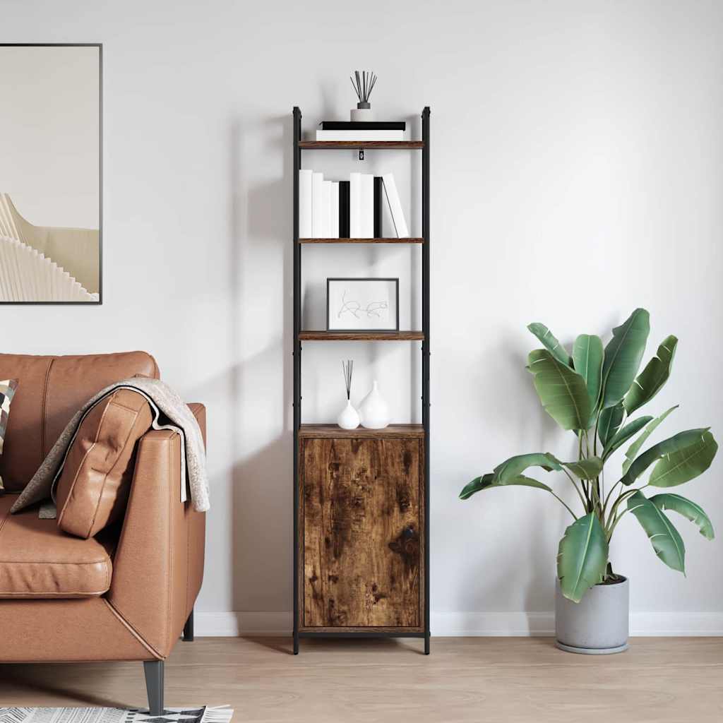 Dulap pentru cărți Stejar fumuriu 40 x 24 x 161 cm - imagine 4