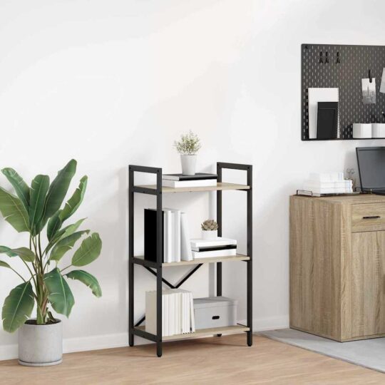 Raft pentru cărți Stejar Sonoma 56 x 34 x 96 cm Lemn compozit