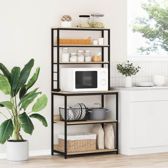 Raft de bucătărie Stejar Sonoma 80 x 40 x 168 cm Lemn compozit