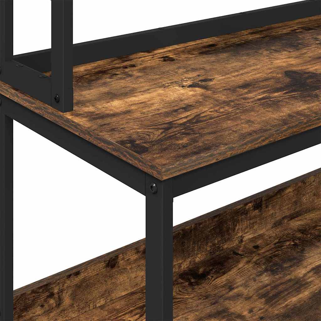 Raft de bucătărie Stejar fumuriu 80 x 40 x 168 cm Lemn compozit - imagine 9