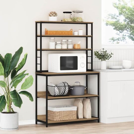 Raft de bucătărie Stejar Artizanal 100 x 40 x 168 cm