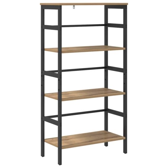 Alternative view of Raft pentru cărți Stejar Artizanal 60 x 29,5 x 115 cm