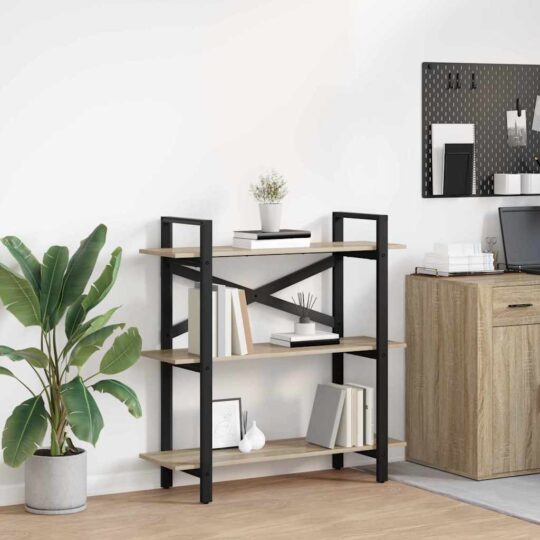 Raft pentru cărți Stejar Sonoma 100 x 33,5 x 102 cm