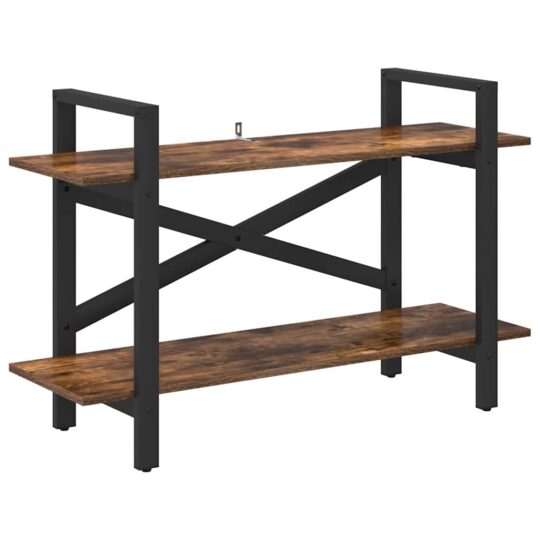 Alternative view of Raft pentru cărți Stejar fumuriu 100 x 33,5 x 64 cm