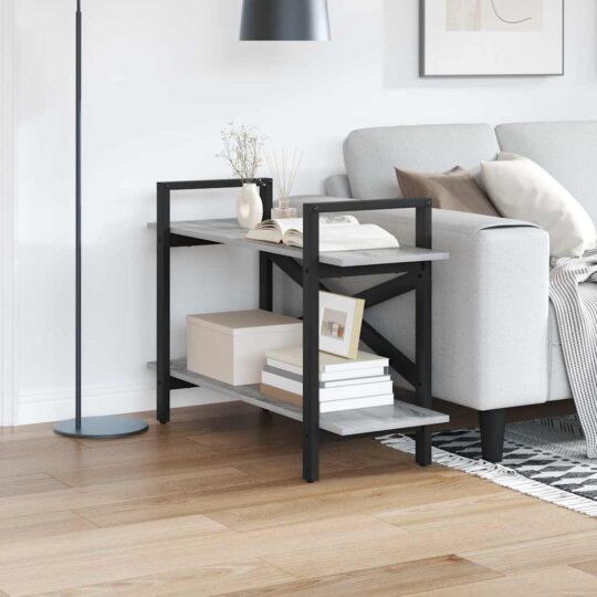 Raft pentru cărți Gri Sonoma 100 x 33,5 x 64 cm Lemn compozit