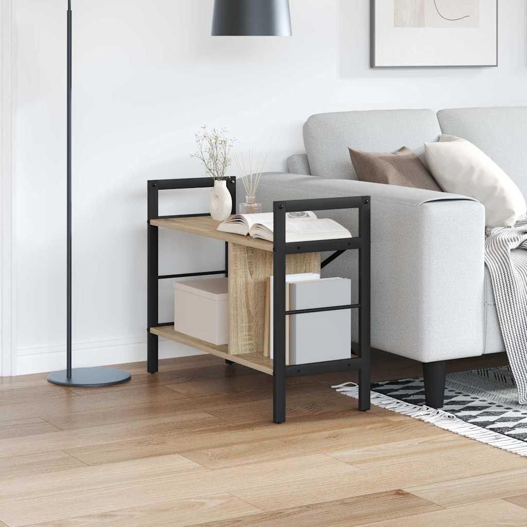 Raft pentru cărți Stejar Sonoma 75 x 30 x 58,5 cm Lemn compozit