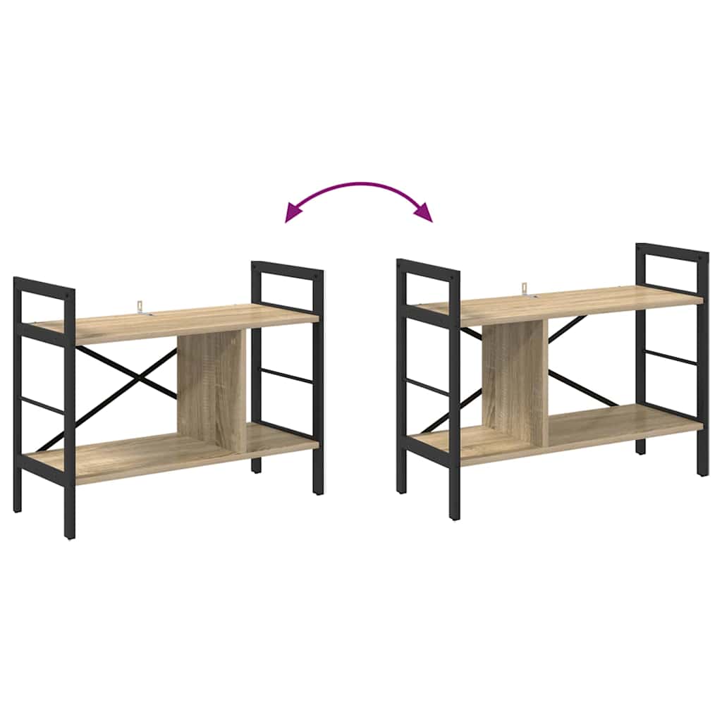 Raft pentru cărți Stejar Sonoma 75 x 30 x 58,5 cm Lemn compozit - imagine 9