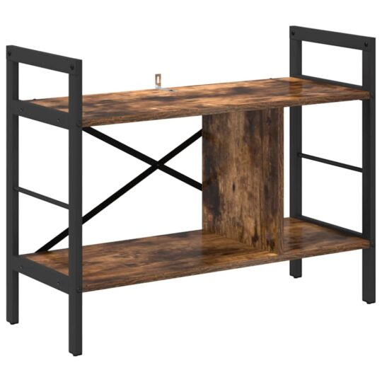 Alternative view of Raft pentru cărți Stejar fumuriu 75 x 30 x 58,5 cm