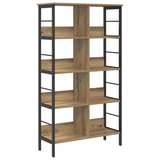 Alternative view of Raft pentru cărți Stejar Artizanal 82 x 32 x 144,5 cm